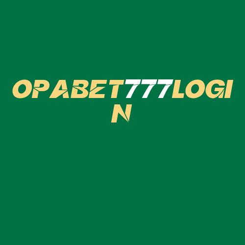 Logo da OPABET777LOGIN